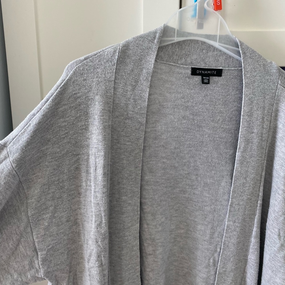 Dynamite Grey Cardigan soft